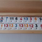 New big rummy,rummikub massive beech wood box travel strategy family board game