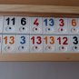 New big rummy,rummikub massive beech wood box travel strategy family board game