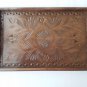 Big handcarved tray salver plate home decor serving dish unique brown maple wood
