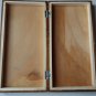 Black travel wooden chess set hazel wood chess piece,beech wood chessboard box