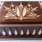 New big huge brown jewelry magic puzzle box secret compartment hidden drawer