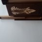 New big huge brown jewelry magic puzzle box secret compartment hidden drawer