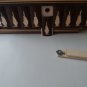 New big huge brown jewelry magic puzzle box secret compartment hidden drawer