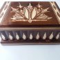 New big huge brown jewelry magic puzzle box secret compartment hidden drawer