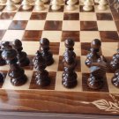 New big 20x 20 in beech wood chessboard box chess piece set backgammon checkers