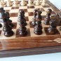 New big 20x 20 in beech wood chessboard box chess piece set backgammon checkers