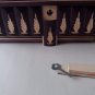 New big huge deep violet wooden jewelry magic puzzle box adventure hunt treasure
