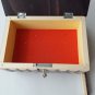 New big huge deep violet wooden jewelry magic puzzle box adventure hunt treasure