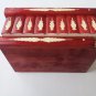 New big huge red wooden wizard jewelry puzzle magic case box hidden brain teaser