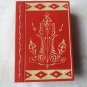 New big huge modern red misterious magic puzzle surprise wizard mystery book box