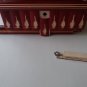New big huge red wooden jewelry secret magic puzzle treasure pirate wizard box