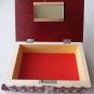 New big huge red wooden jewelry secret magic puzzle treasure pirate wizard box