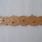 Natural wood carved key hanger rack jewelry hanger wall organizer hook holder
