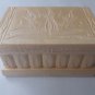 New natural laquered wood carved wizard jewelry puzzle magic box brain teaser