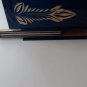 New big huge handcarved blue wooden jewelry secret magic puzzle box case gift
