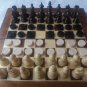 New travel wooden chess set backgammon checkers chess piece,wood chessboard box