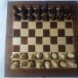 New travel wooden chess set backgammon checkers chess piece,wood chessboard box