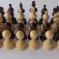 New european handmade hazel wooden chess pieces set King is 7.2 cm, 2.83 in