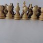 New european handmade hazel wooden chess pieces set King is 7.2 cm, 2.83 in