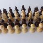 New european handmade hazel wooden chess pieces set King is 7.2 cm, 2.83 in