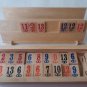 New complete wooden handmade rummy rummikub game children's travel game strategy