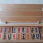 New complete wooden handmade rummy rummikub game children's travel game strategy