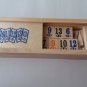 New complete wooden handmade rummy rummikub game children's travel game strategy