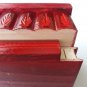 New special red handmade wooden wizard jewelry puzzle magic mystery box