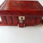 New special red handmade wooden wizard jewelry puzzle magic mystery box