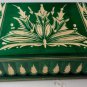 New big,huge handcarved green wooden puzzle secret magic jewelry box case gift