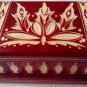 New red puzzle box wooden wizard mystery jewelry magic box secret brain teaser