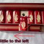 New special red wooden wizard jewelry puzzle magic box brain teaser trinket case