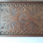 Brown maple wood small carved tray salver plate home decor serving dish unique