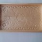 Natural maple wood small carved tray salver plate home decor serving dish unique