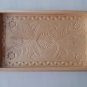 Natural maple wood small carved tray salver plate home decor serving dish unique