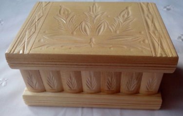 Natural puzzle box wooden wizard mystery jewelry magic box secret brain teaser