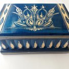New big huge blue jewelry magic puzzle box adventure challenge hidden drawer toy
