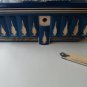New big huge blue jewelry magic puzzle box adventure challenge hidden drawer toy