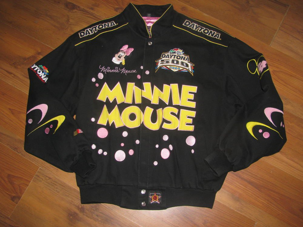 JH Design Sz L 2004 Daytona 500 Nascar Minnie Mouse Jacket JH Design Sz L 2004 Daytona 500 Nascar Minnie Mouse Jacket