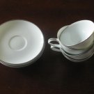 Lot of 4 Noritake Colony Cups & Saucers