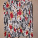 New Womens Sz XL Jennifer Lloyd L/S Blouse