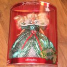 New 1995 Happy Holidays Special Edition Barbie Doll - Green & White Dress