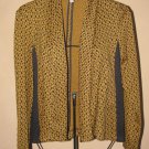 New Womens Sz S NY Collection Black Honeycomb Jacket Retails $64