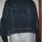 New Womens Plus Sz 3X Amethyst Jeans Distressed Blue Jean Jacket w/Rhinestones