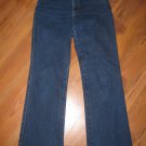 Womens Sz 2 Ralph Lauren Polo Dark Blue Flare Jeans EUC