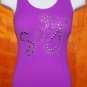 WOMENS BASIC TANK TOP U BACK  STRETCH ATHLETIC WORK OUT YOGA EMBELLISHED- ALL 7