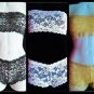 Sexy Black Gold White Lace Tube Top Bra Boy Short Panty Set Hot Lingerie