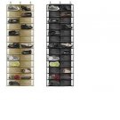 Simplify Over Door Shoe Rack Closet Organizer Storage Heels Purses Home BEIGE