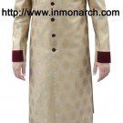 Golden Brocade Readymade Sherwani 40R Ready to Ship Indian Mens Sherwanis SH481