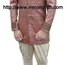 Dashing Brocade Indo Western 36R Ready to Ship Designer Wedding Men's Wear IN437